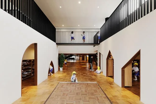 BIM Architecture | Japanese Kindergarten with Play as the Theme - KO Kindergarten/Hibino Design+Kids Design Labo