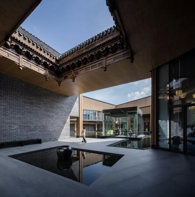 BIM Architecture | Jiuxiyue Lianhua Town - Zhengqing and Yashan Temple/Shanghai Riqing Architectural Design