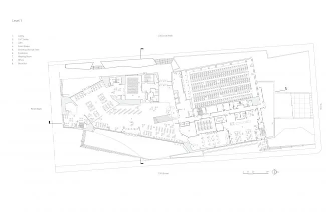 BIM Architecture | Temple Evening School Charles Library/Sn ø hetta