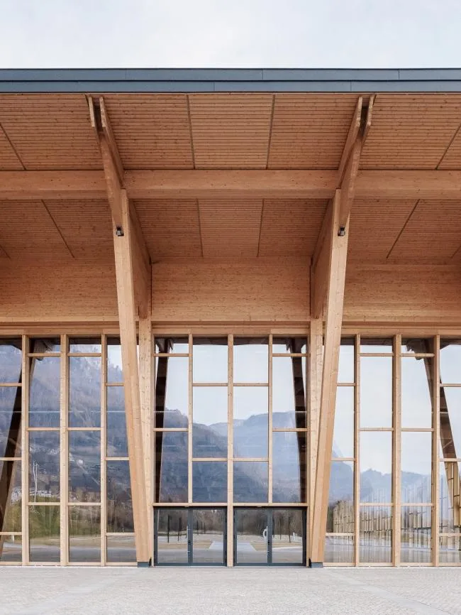 BIM Architecture | Endless twists and turns, hidden in the Alps Valley: In the middle of the Agodo Conference Exhibition/Studio Botter+Studio Bressan
