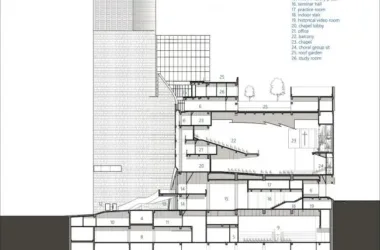 BIM Architecture: Saemaonan Arc-Shaped Church by Seoinn Design Group and Lee Eun – A Tribute to Loving God and Neighbors-BIM WORLD