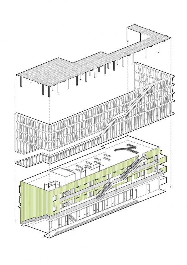 BIM architecture | A refreshing breeze hits - Lotus Monkey Communication Station reform/CCDI Ink Photography Studio