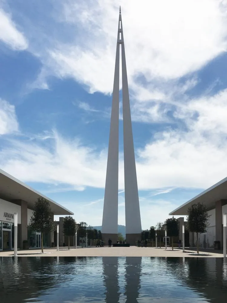 BIM Architecture | Like a white coffin, piercing the sky: Torino Outlets/Claudio Silvestrin Architects