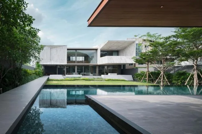 BIM Architecture | Lightweight Suspended Marble House/Openbox Architects