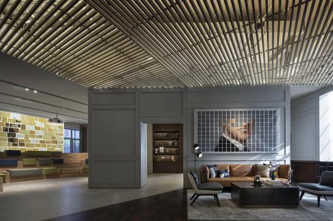 BIM Architecture | Time Traveler - Office Space Related to Fanghua/Shenzhen Qianxun Soft Decoration Art Design Co., Ltd