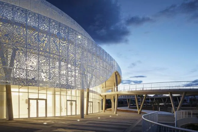 BIM Architecture | The White Pearl Between the Ocean and the Land: Agd Point Gaming and Exhibition Center/A+Architecture