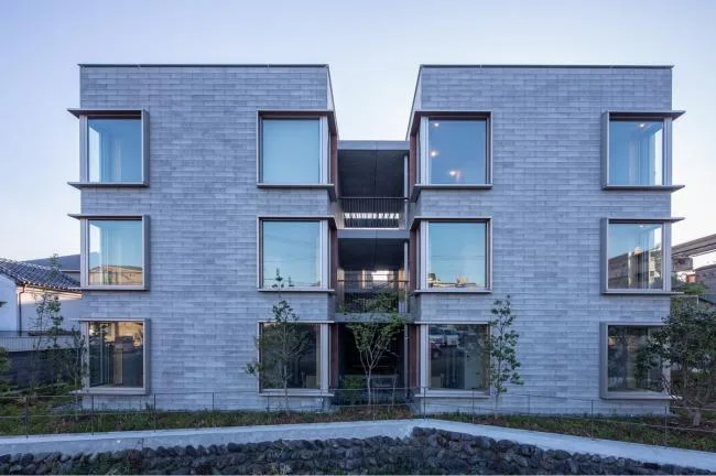 BIM Architecture | Deep Courtyard, Tranquil and Simple Home: Asahi Group Employee Dormitory KAEDE/Takenaka Corporation