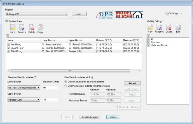 BIM plugin | DPR model splitter download