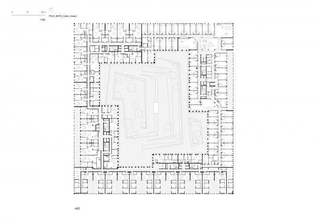 BIM Architecture | Cadis Apartments Standing in the Historic District/META Architects+POLO