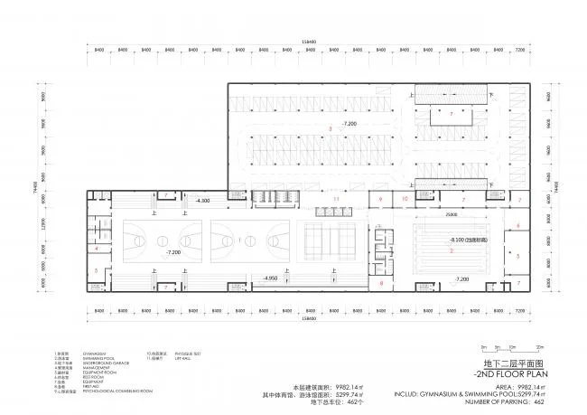 BIM Architecture | Second Underground Floor Plan