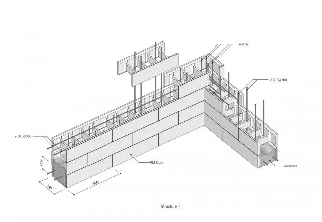 BIM Architecture | Deep Courtyard, Tranquil and Simple Home: Asahi Group Employee Dormitory KAEDE/Takenaka Corporation