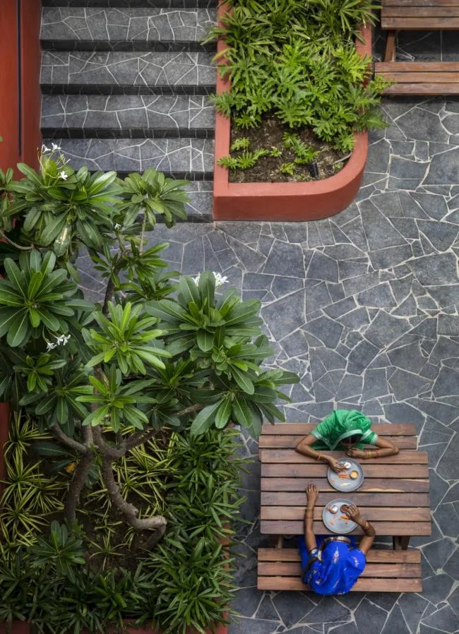 BIM Architecture | A Coffee Shop Searching for Village Memories, Protal 92, India