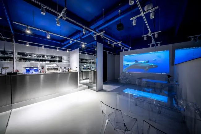 BIM Architecture: Deep Sea Cafe in Flat Design Style-BIM WORLD