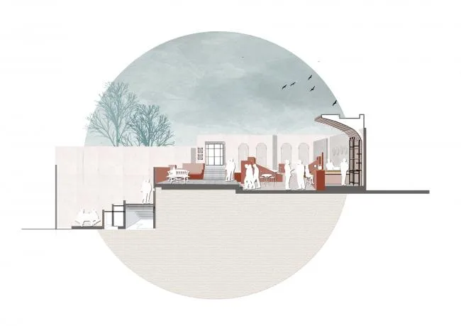 BIM Architecture | A Coffee Shop Searching for Village Memories, Protal 92, India