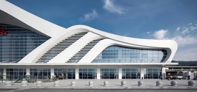 BIM Architecture | Reshaping the Mountains and Rivers of Fuchun with the Pen of Nature - Tonglu Station/Greentown Ten Dimensions of Hanghuang Railway