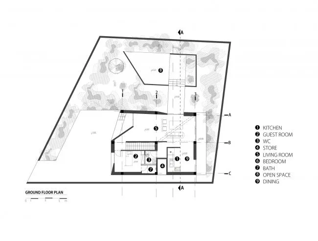 BIM architecture | A touch of white between villages and settlements: Natermuri Villa/KA Architecture Studio