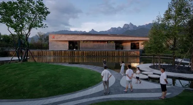 BIM Architecture | Jiuxiyue Lianhua Town - Zhengqing and Yashan Temple/Shanghai Riqing Architectural Design