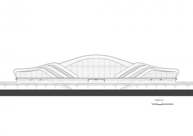 BIM Architecture | Reshaping the Mountains and Rivers of Fuchun with the Pen of Nature - Tonglu Station/Greentown Ten Dimensions of Hanghuang Railway