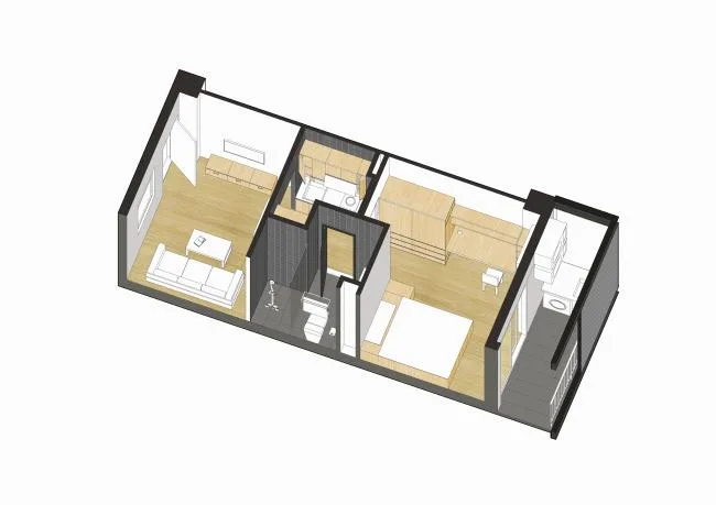 BIM Architecture | Jiakeli Apartment Reform/Mozhao Architectural Design Firm