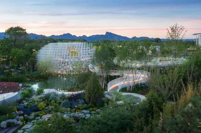 BIM Architecture | Design and Research Institute for Decoration of Shanghai Garden/Huajian Group Buildings at the 2019 Beijing International Horticultural Exposition