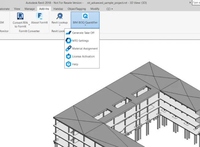 BIM Plugin | BIM BOQ Quantifier [Revit Quickly Generate Bill of Quantities] Download