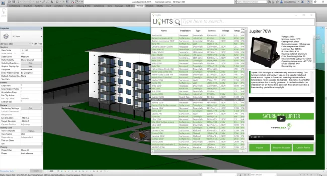 BIM plugin | Lights diode light source library free download