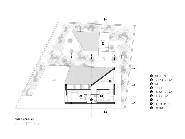 BIM architecture | A touch of white between villages and settlements: Natermuri Villa/KA Architecture Studio