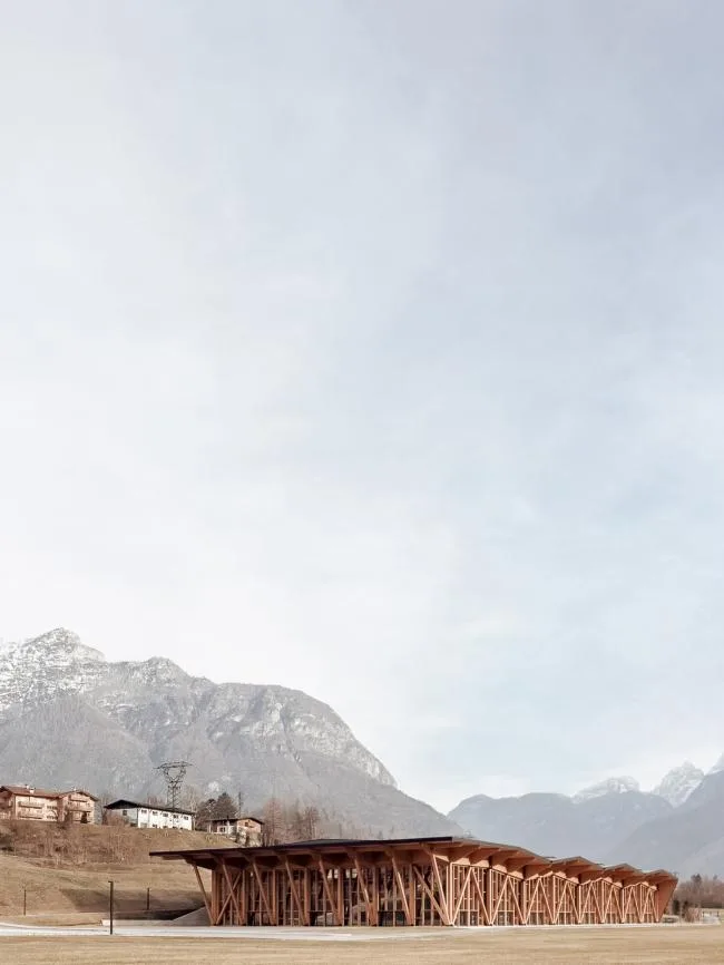 BIM Architecture | Endless twists and turns, hidden in the Alps Valley: In the middle of the Agodo Conference Exhibition/Studio Botter+Studio Bressan