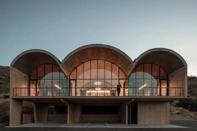 BIM Architecture | A Mountain Flower Blooming in a Vineyard: OFMA Office Building, Chile/MAPAA