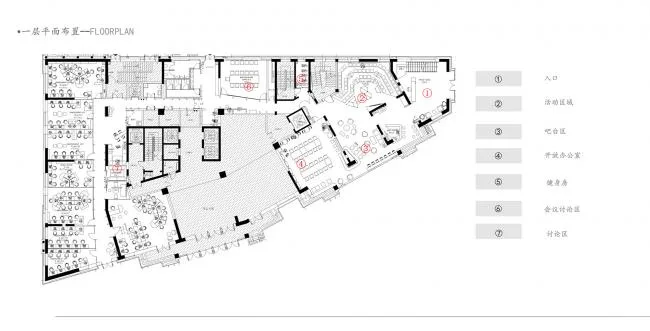 BIM Architecture | Time Traveler - Office Space Related to Fanghua/Shenzhen Qianxun Soft Decoration Art Design Co., Ltd