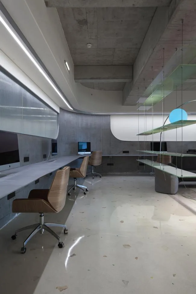 BIM Architecture | Office of a Bedside Space Design Firm, Quiet and Open Exchange Space/Bedside Space Design