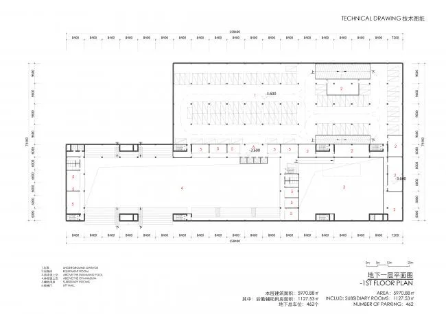 BIM Architecture | Underground Floor Plan