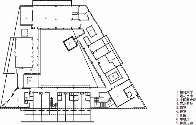 BIM Architecture | Jiuxiyue Lianhua Town - Zhengqing and Yashan Temple/Shanghai Riqing Architectural Design