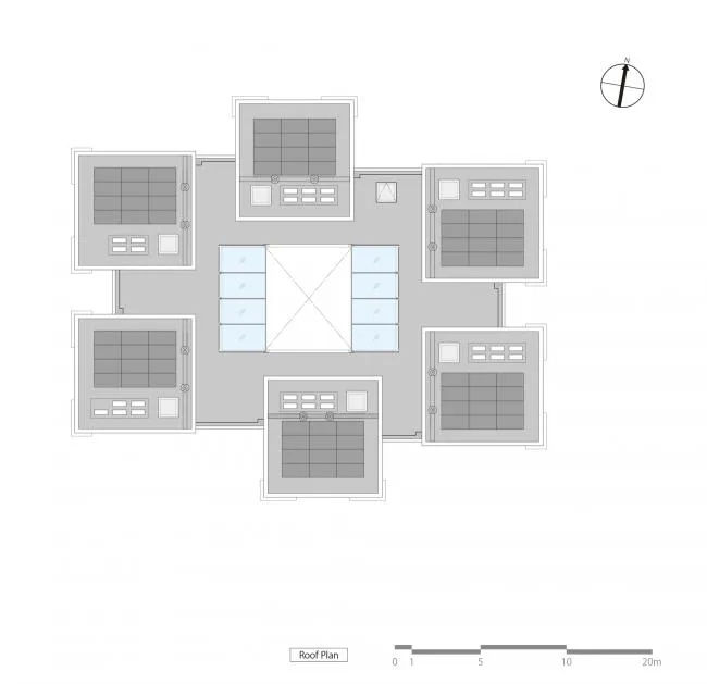 BIM Architecture | Deep Courtyard, Tranquil and Simple Home: Asahi Group Employee Dormitory KAEDE/Takenaka Corporation