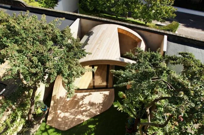 BIM Architecture | Beyond Nature, Flowing into the Courtyard: Shed+Office/Platform 5 Architects