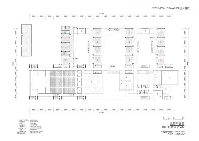 BIM Architecture | Fifth Floor Plan
