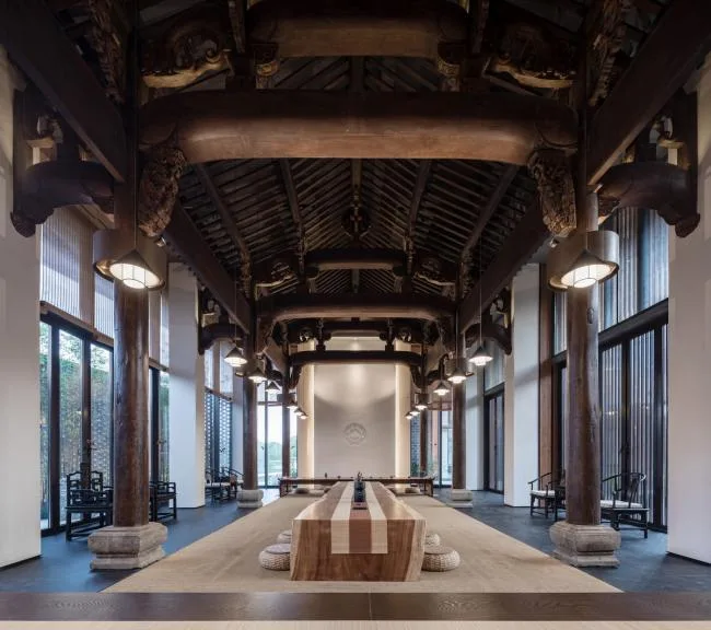 BIM Architecture | Jiuxiyue Lianhua Town - Zhengqing and Yashan Temple/Shanghai Riqing Architectural Design