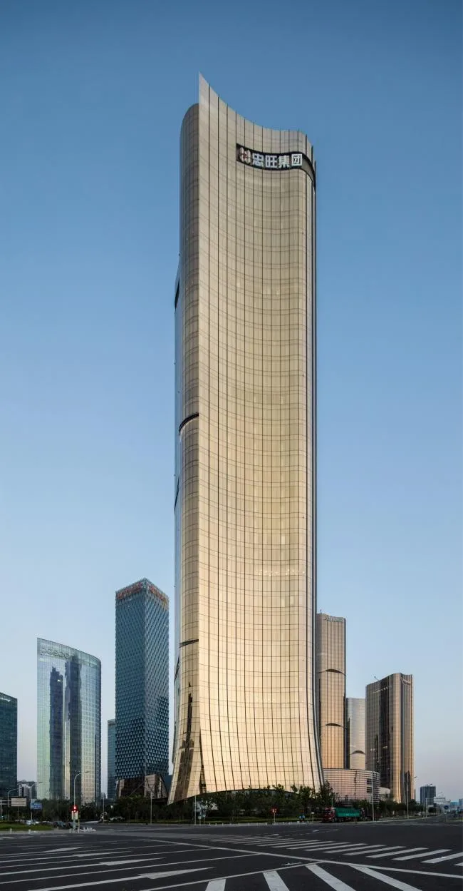 BIM Architecture | View Beijing's New Landmarks, Modern and Organic Urban Oasis/Andrew Bromberg at Aedas