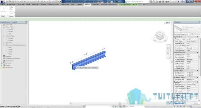 BIM plugin | Web Stiffener web reinforcement rib plugin free download