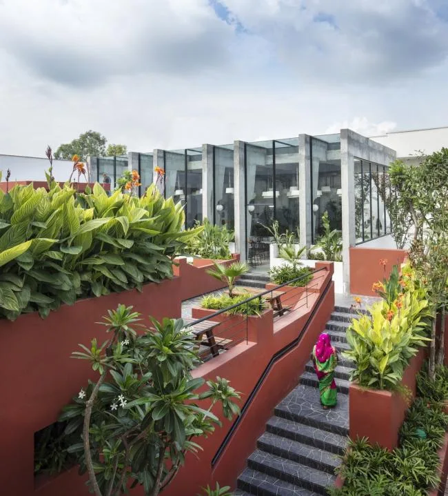 BIM Architecture | A Coffee Shop Searching for Village Memories, Protal 92, India