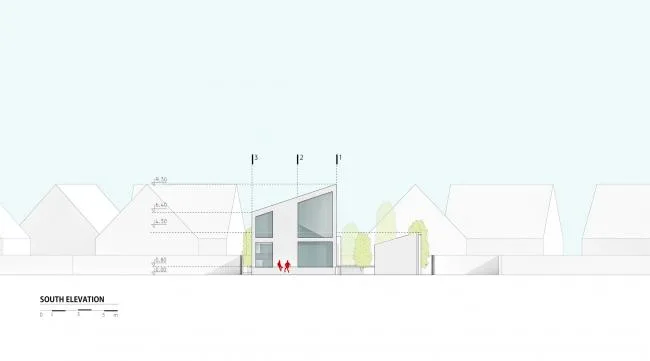 BIM architecture | A touch of white between villages and settlements: Natermuri Villa/KA Architecture Studio