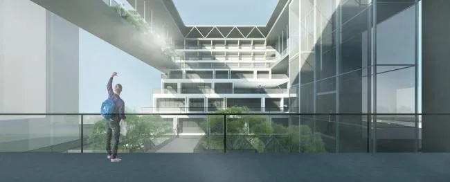BIM Architecture | Specialized Teaching Courtyard