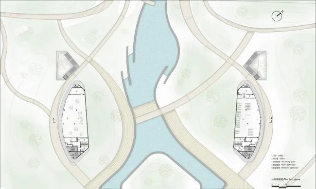 BIM Architecture | Reshaping the Mountains and Rivers of Fuchun with the Pen of Nature - Tonglu Station/Greentown Ten Dimensions of Hanghuang Railway
