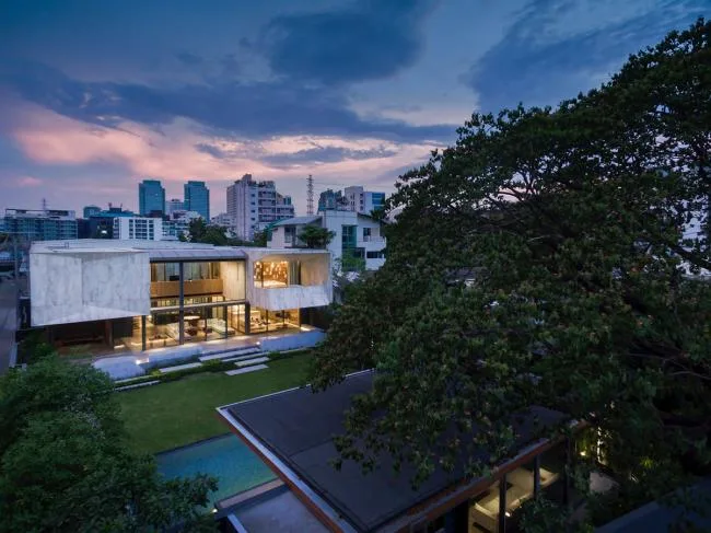 BIM Architecture | Lightweight Suspended Marble House/Openbox Architects