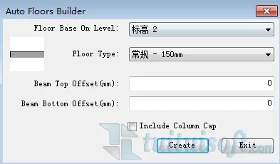 BIM plugin | Auto Floors Builder automatic floor creation download