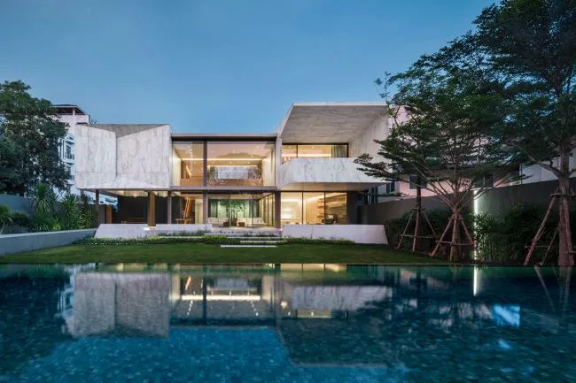 BIM Architecture | Lightweight Suspended Marble House/Openbox Architects