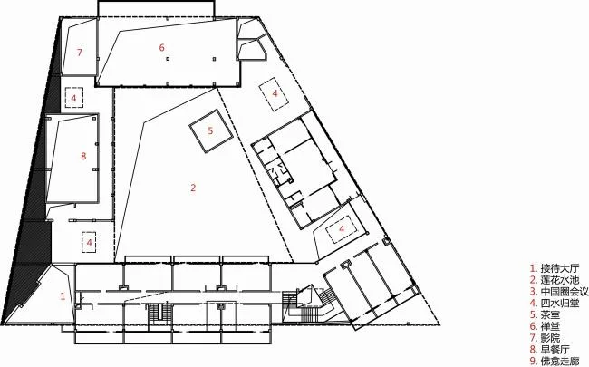 BIM Architecture | Jiuxiyue Lianhua Town - Zhengqing and Yashan Temple/Shanghai Riqing Architectural Design