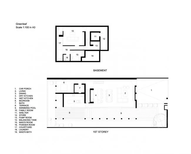 BIM Architecture | Concrete Sunroom, Showcasing the Beauty of Beam and Column Construction/HYLA Architects