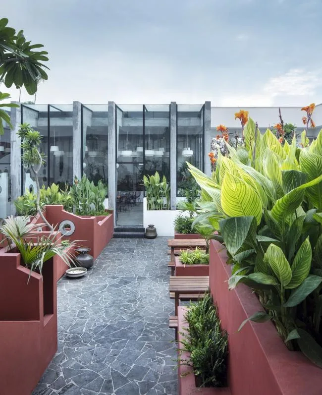 BIM Architecture | A Coffee Shop Searching for Village Memories, Protal 92, India