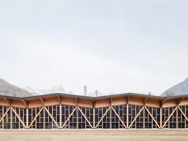 BIM Architecture | Endless twists and turns, hidden in the Alps Valley: In the middle of the Agodo Conference Exhibition/Studio Botter+Studio Bressan